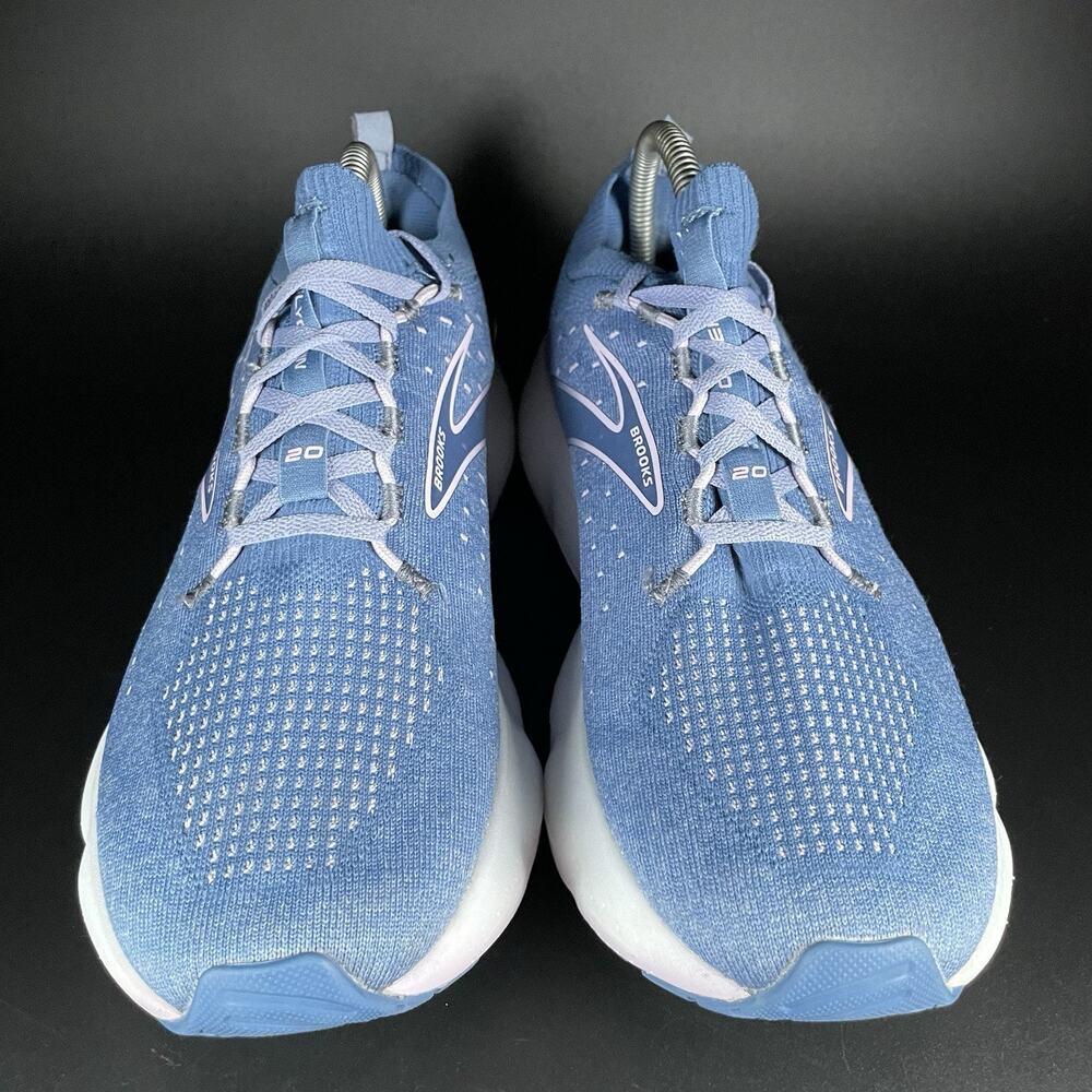 Women’s 11 Men’s 9.5 Brooks Glycerin 20 StealthFit Blue Knit Running Sneaker EUC - Picture 2 of 9